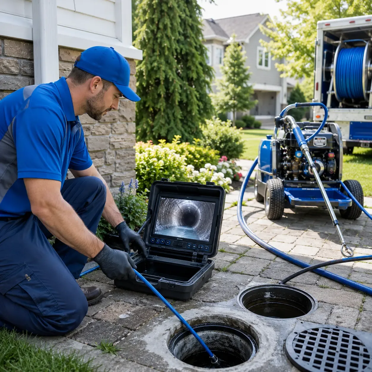 Outdoor drain cleaning professionals serving Matteson, IL