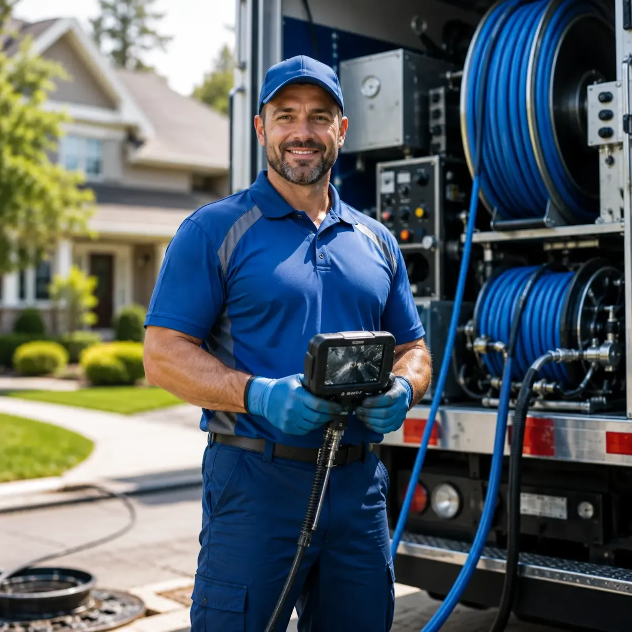 Local outdoor drain cleaning specialists in Matteson, IL